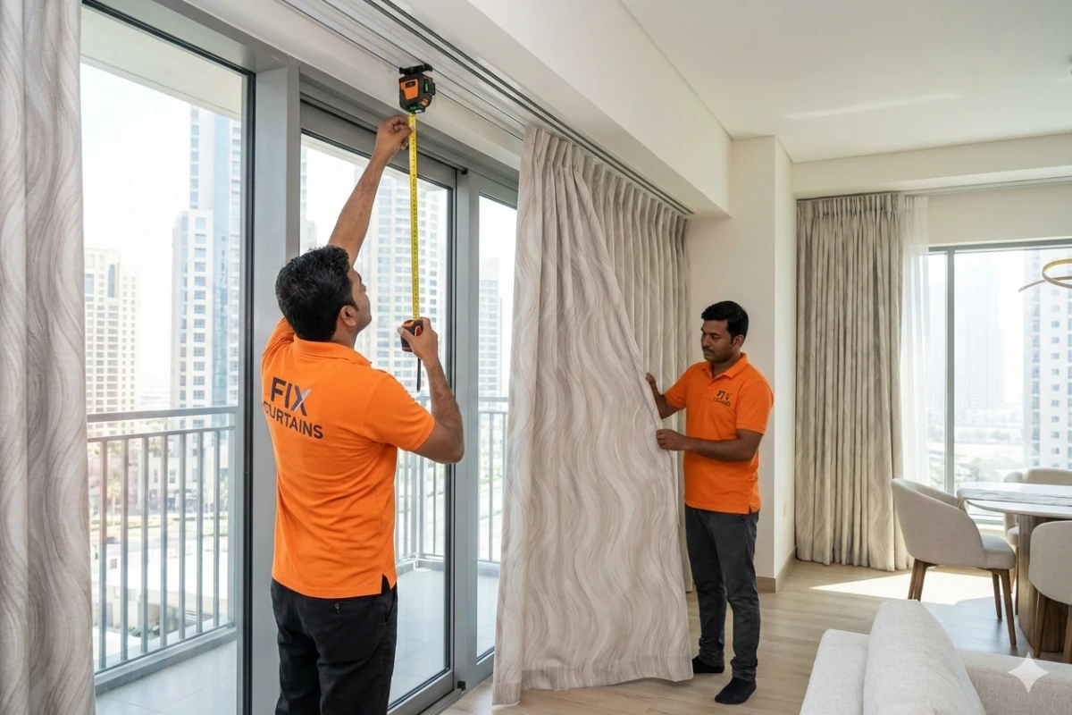 Curtain Installation Service in Dubai